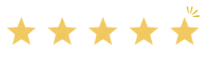 Note par étoiles d'avis client (5/5).