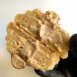 Cookie creamy bueno - vue gâteau ouvert.