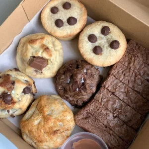 Box gourmande brownie - vue complète.